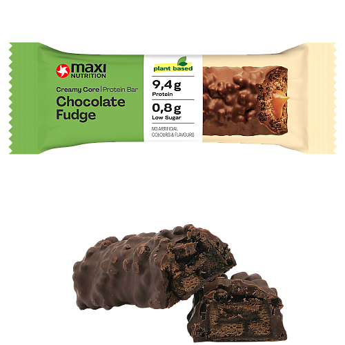 MAXI NUTRITION Vegan Creamy Core Protein Bar | Schokolade-Toffee (Chocolate Fudge)