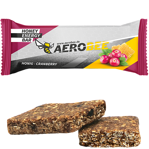 Aerobee Honey Energy Bar Honig Cranberry (50 g)