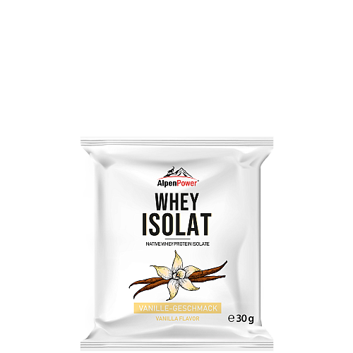 AlpenPower Whey Isolat Protein Shake | 30 g Beutel