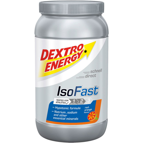 DEXTRO ENERGY IsoFast Drink | 1120 g Dose | Red Orange | MHD 31.03.25