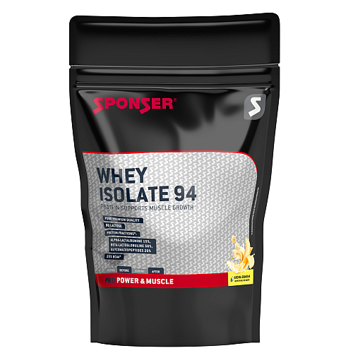 SPONSER Whey Isolate 94 Proteinshake | 1500 g Banane