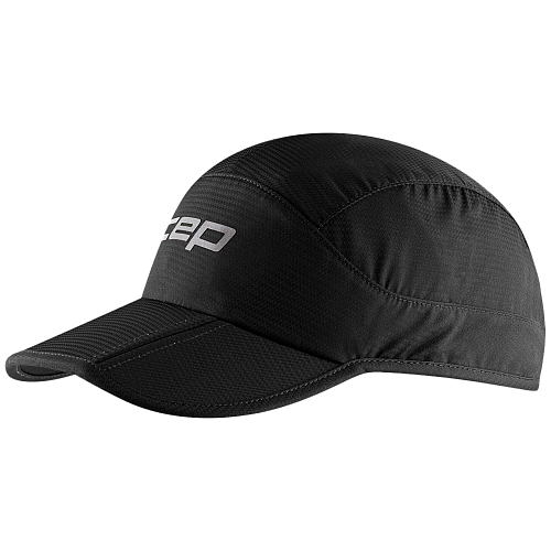 CEP Foldable Running Cap | Faltbare Schirmmtze | Black