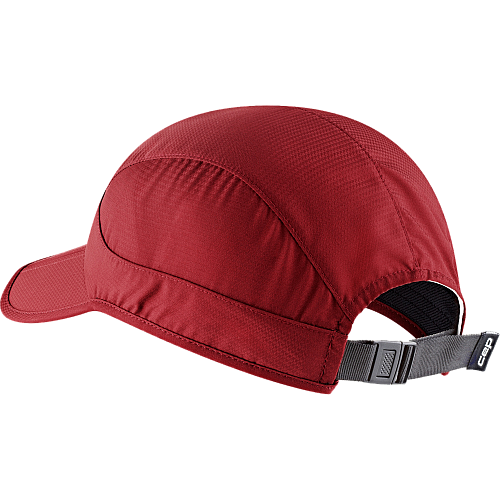 CEP Run Foldable Cap Unisex | Faltbare Schirmmtze | Burgundy