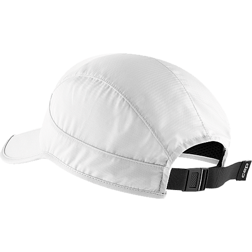 CEP Run Foldable Cap Unisex | Faltbare Schirmmtze | White