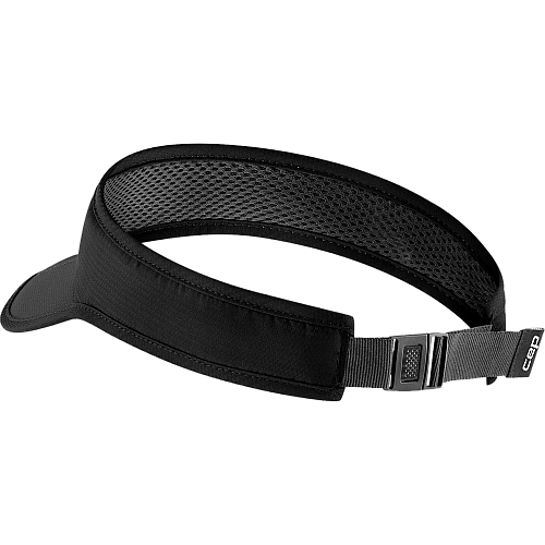 CEP Run Foldable Visor Unisex | Faltbare Schildkappe | Black