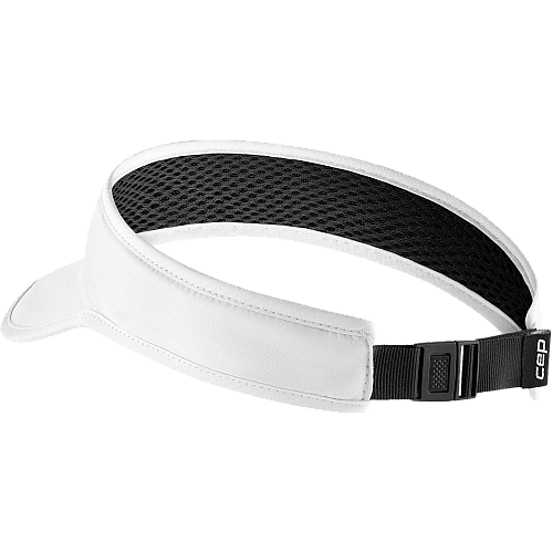 CEP Run Foldable Visor Unisex | Faltbare Schildkappe | White