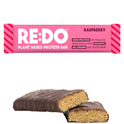 RE:DO Plant Based Protein Bar Raspberry (60 g Riegel)