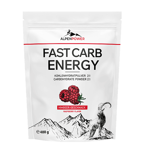 AlpenPower Fast Carb Energy Drink | 400 g Beutel