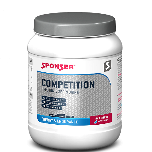 Sponser Competition Hypotonic Sportdrink Raspberry (1000 g Dose)