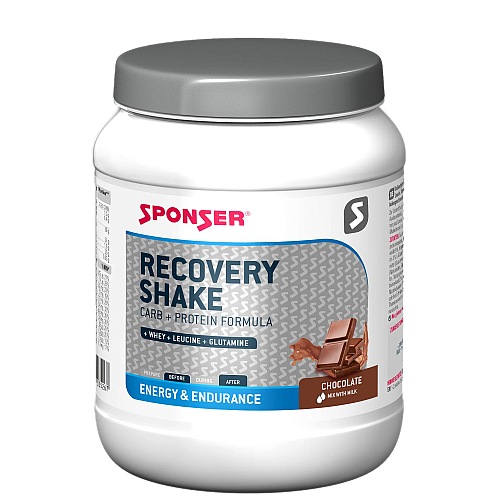 SPONSER Recovery Shake Chocolate (900 g Dose)