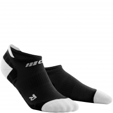 CEP Run Ultralight No Show Compression Socks Herren | Black Light Grey