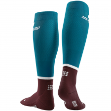 CEP The Run 4.0 Compression Socks Herren | Petrol Dark Red