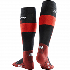 CEP Ski Merino Compression Socks Damen | Red