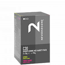 NEVERSECOND C30 Sports Drink Mix Variety Pack l Box mit 6 Beuteln