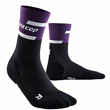 CEP The Run 4.0 Mid Cut Compression Socks Damen | Violet Black