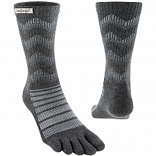 Injinji Outdoor Midweight Crew Zehensocken | Slate Grey | Mitteldick