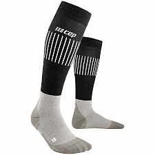 CEP Ski Ultralight Compression Socks Damen | Black Grey