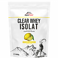 AlpenPower Clear Whey Isolat | Wie ein Softdrink | 1000 g Beutel