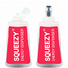 SQUEEZY 150 ml Softflask Gel-Flasche | 1 Flasche + 2 Ventile