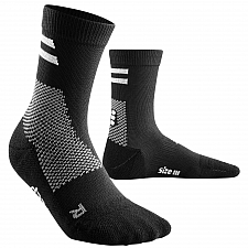 CEP Training Mid Cut Compression Socks Unisex | Black