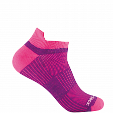 WRIGHTSOCK Coolmesh II Low Tab | Plum Pink | Dnn