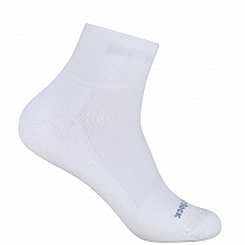 WRIGHTSOCK Endurance Quarter | White Grey | Mitteldick + Polster