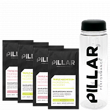 Pillar Performance Triple Magnesium Pulver Testpaket | Mit Micro Shaker