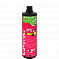 SQUEEZY Energy Gel | 3 x 500 ml Nachfllflasche | Mit Gelflasche