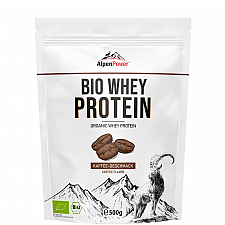 AlpenPower BIO Whey Protein Shake | 500 g Beutel | MHD 10.04.25