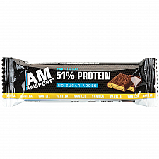 AMSPORT Protein Bar | 50 % Eiwei | Vanille | MHD 31.01.25