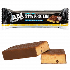 AMSPORT Protein Bar | 50 % Eiwei | Vanille | MHD 31.01.25