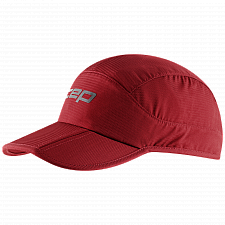 CEP Foldable Running Cap | Faltbare Schirmmtze | Burgundy